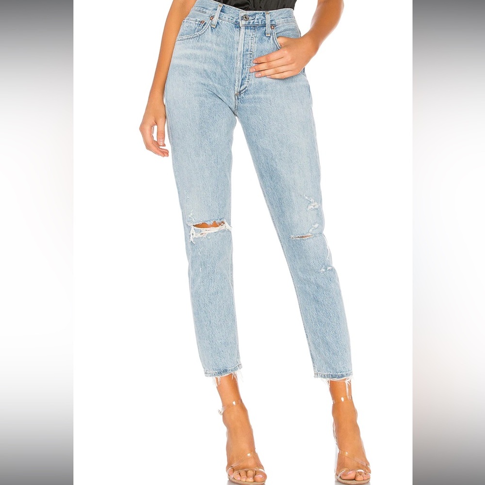 AGOLDE - Jamie High Rise Classic in Shakedown Size 27